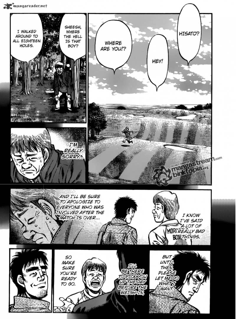Hajime no Ippo: Fighting Spirit, Chapter 927 image 02